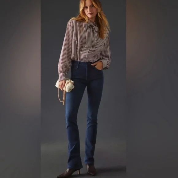 MOTHER The Midrise Dazzler Skimp in 'Night Tripper' - Picture 2 of 15